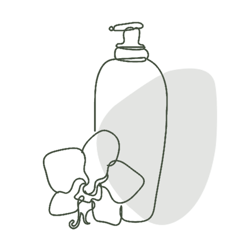 Line icon representing mobile beauty treatments brought to your location