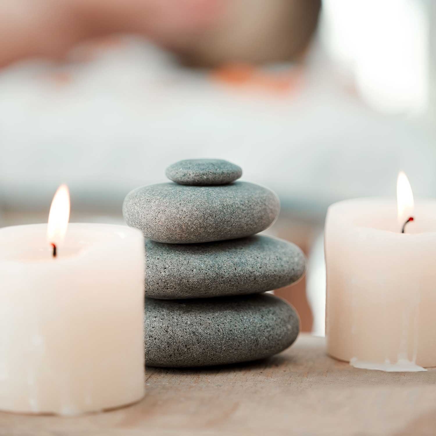 Luxury mobile spa treatment setting
